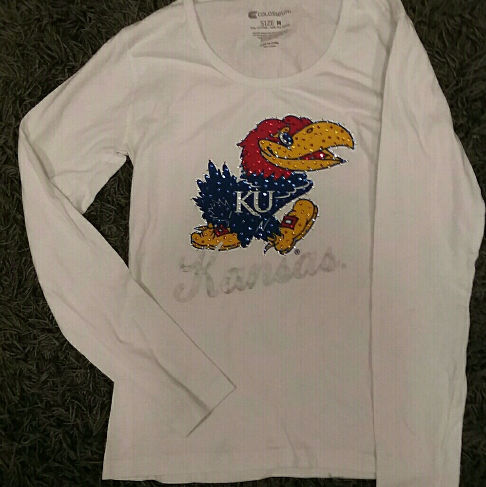 Women's KU long sleeved tee